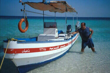 Tony/Sabah and his boat