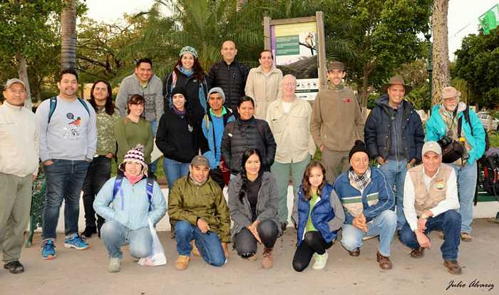Birdwatchers in Ahualulco ready for bird count