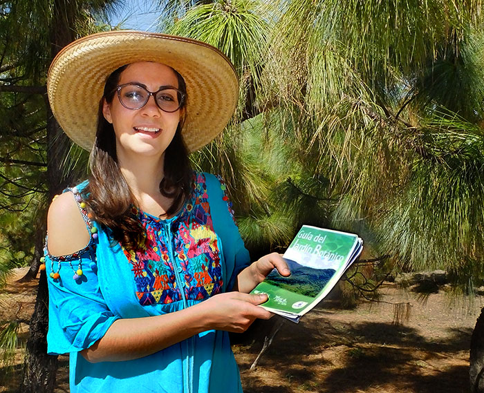 Sofia Hernandez at Huentitan Botanical Garden