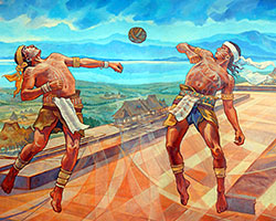 Ball Game - Painting by Jorge Monroy