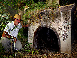 Fireplace in Crushing Mill, Ajijic, Mexico