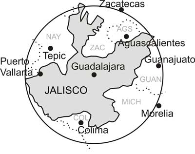 Guadalajara's Magic Circle:  by J. Pint after Rhoda & Burton