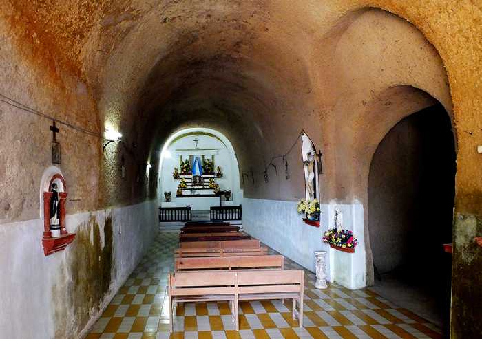 Puerto de Lourdes underground chapel