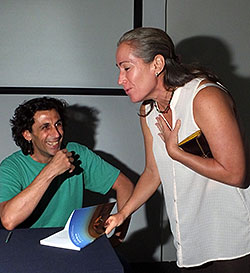 Salva Rodriguez at book signing