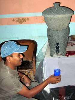 Basalt water filter